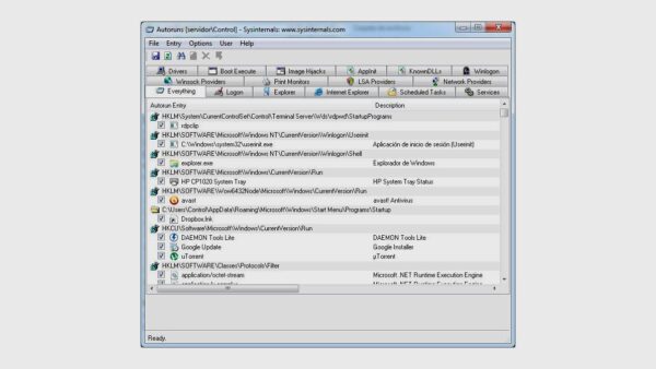 Utilidad para desactivar programas de inicio