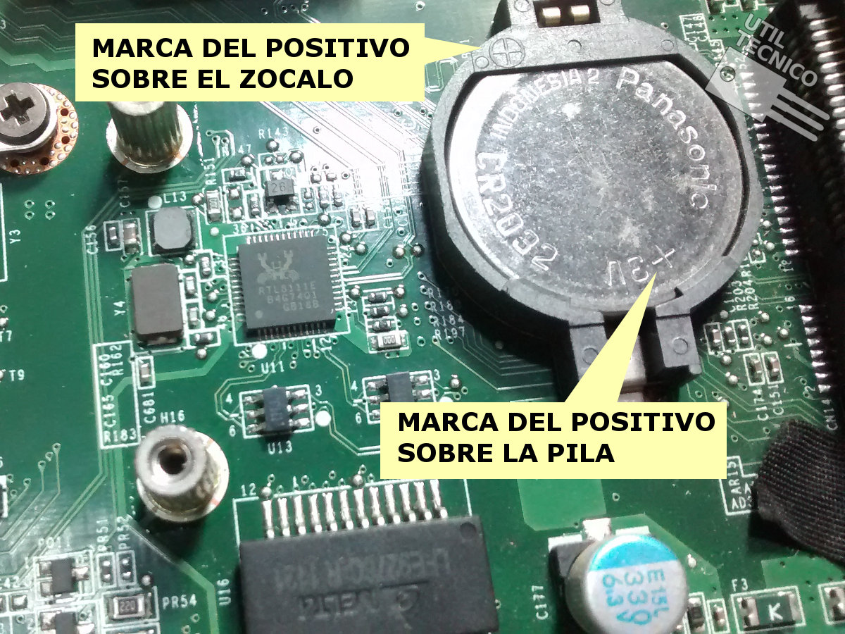 Como saber la posición de un componente o cable que acabas de quitar