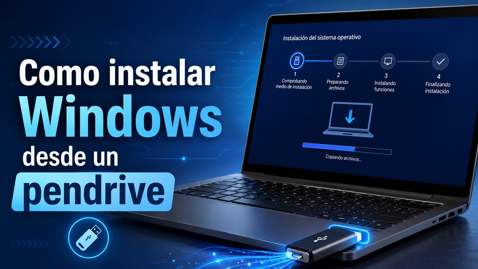 Como instalar Windows desde un pendrive