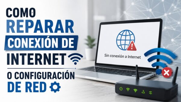 Como reparar conexión de Internet o configuración de red