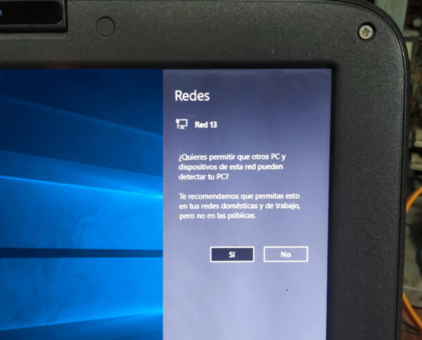 ¿Quieres permitir que otros PC y dispositivos de esta red puedan detectar tu PC?