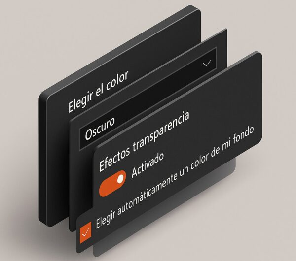 Desactivar efectos de Transparencia en Windows 10