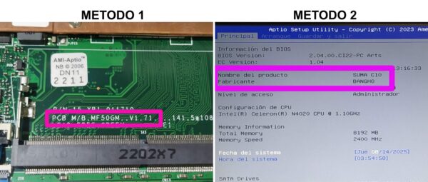Como identificar netbook del gobierno