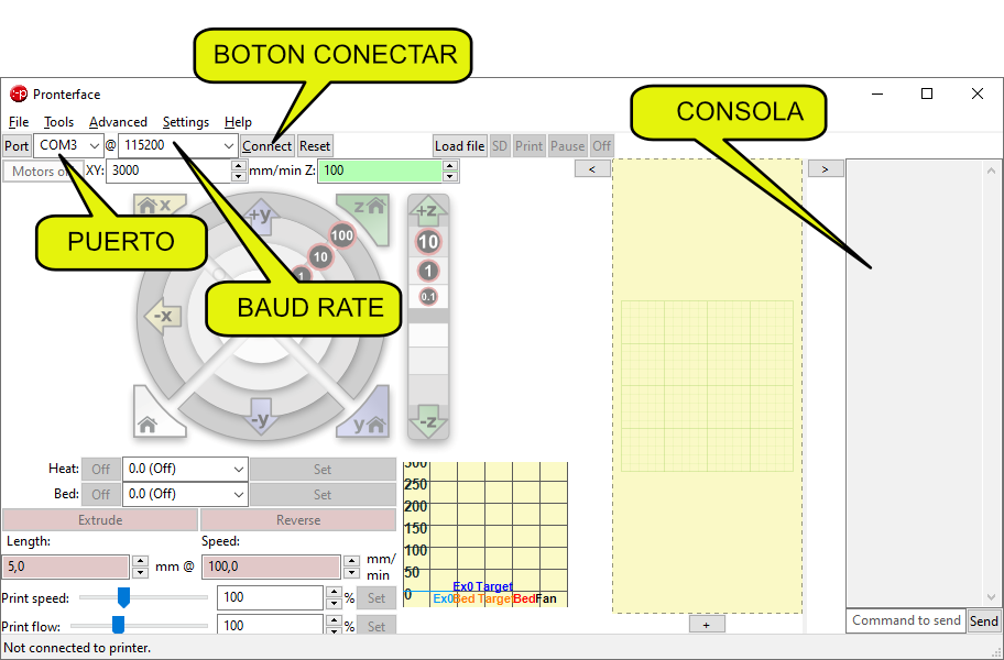Como conectar una impresora 3D a la PC